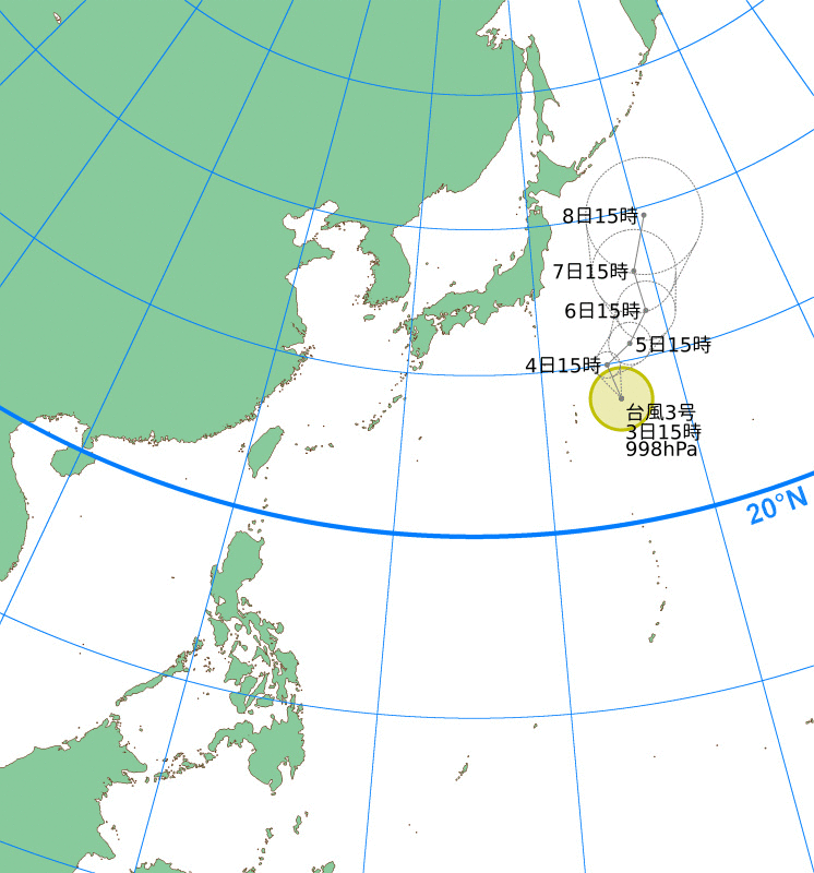 台風画像