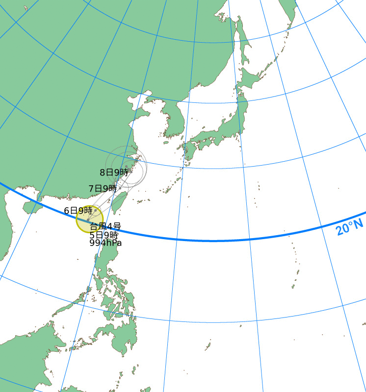 台風画像