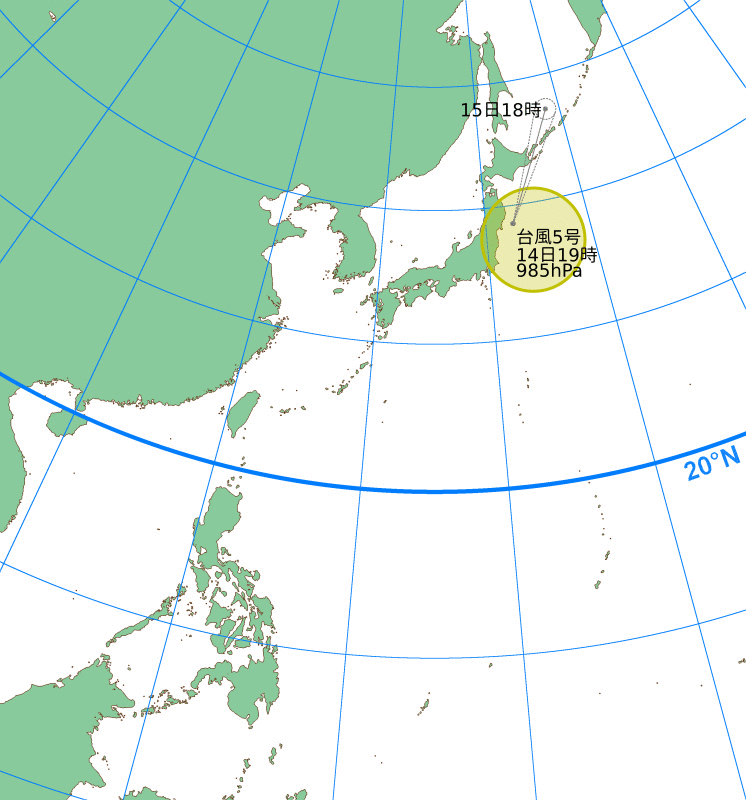 台風画像