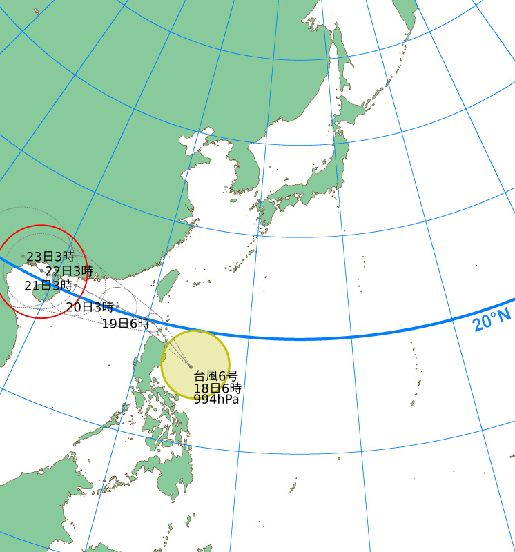 台風画像