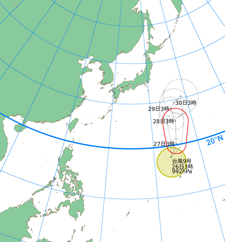 台風画像