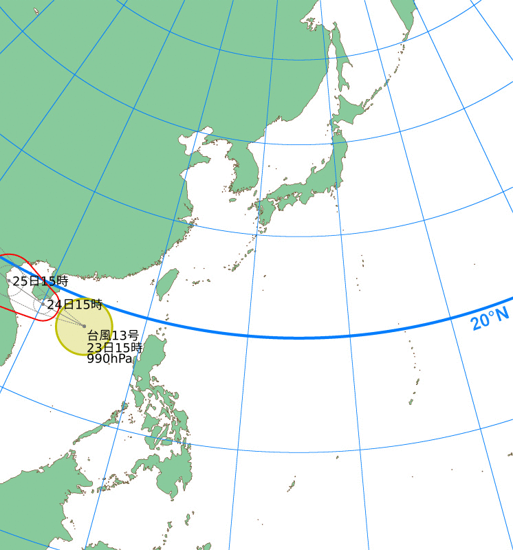 台風画像